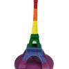 Torre Eiffel arco iris bandera gay