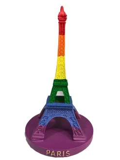 Torre Eiffel arco iris bandera gay