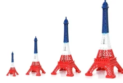 Torre Eiffel azul blanca roja