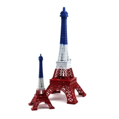 Torre Eiffel azul blanca roja