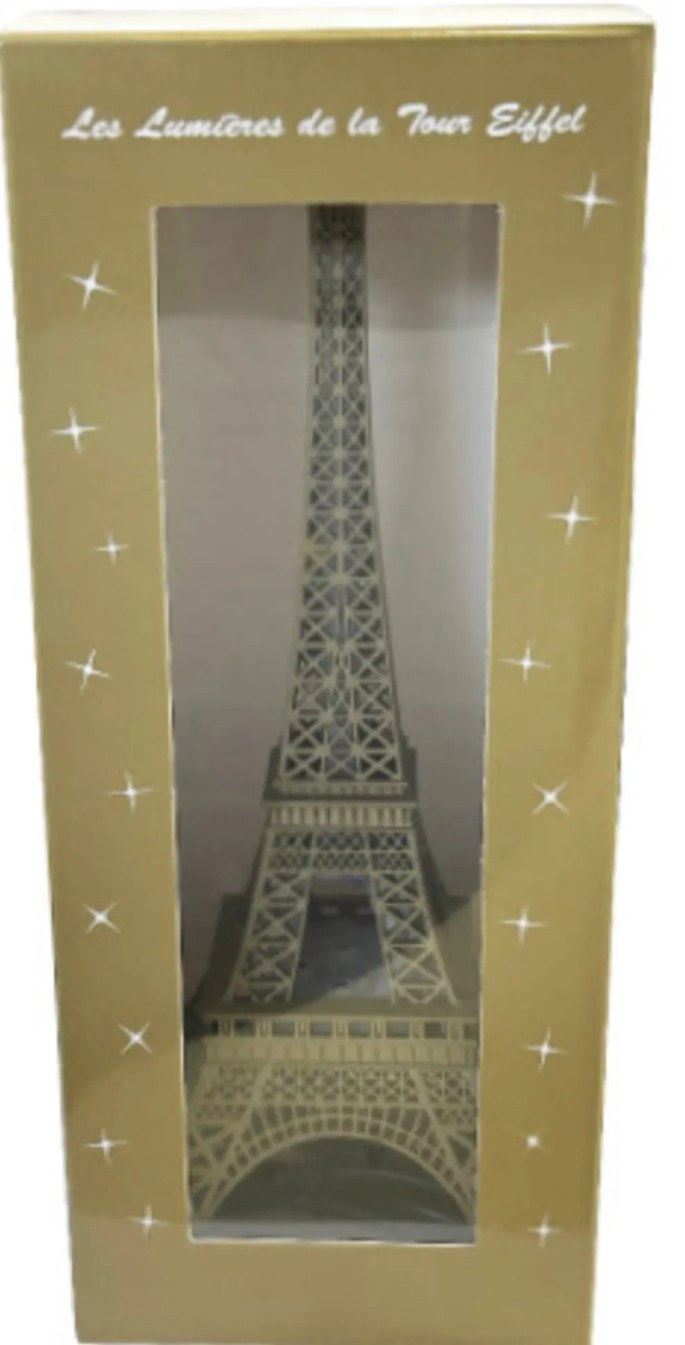 Torre Eiffel Brillante + LED 6 colores variados