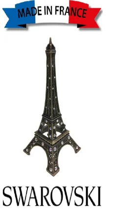 Torre Eiffel con strass Swarovski made in France