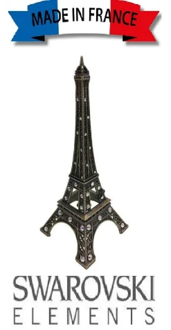 Torre Eiffel con strass Swarovski made in France