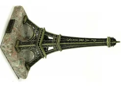 Torre Eiffel de metal 25cm  marbre