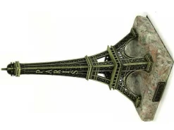 Torre Eiffel de metal 25cm marbre