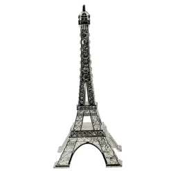 Torre Eiffel de metal con strass