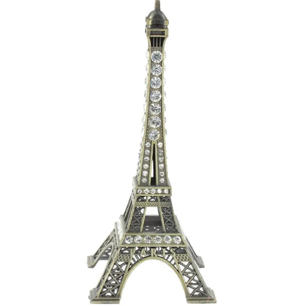 Torre Eiffel de metal con strass
