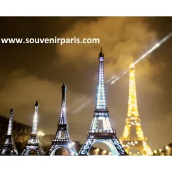 Torre Eiffel LED luminosa con control