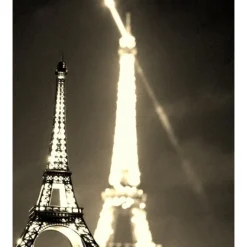 Torre Eiffel LED luminosa con control