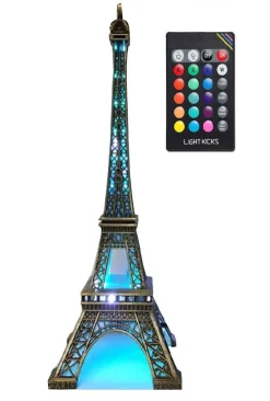 Torre Eiffel LED luminosa con control