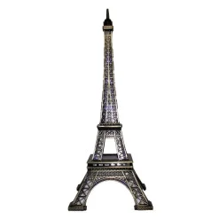Torre Eiffel luminosa y titilante