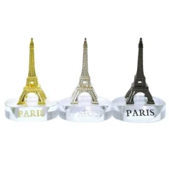 Torre Eiffel sobre un soporte de vidrio