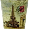 Vaso de shot monumentos de París sepia