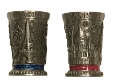 Vaso Recuerdo de París de metal