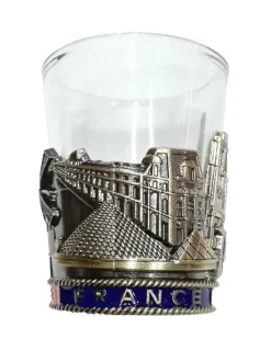 Vaso shot París metal tricolor