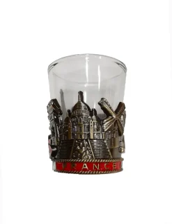 Vaso shot París metal tricolor